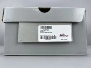 Maison Margiela Stapler W3ST4 9571 multicolor mesh sneakers white pink fluorescent yellow silver material