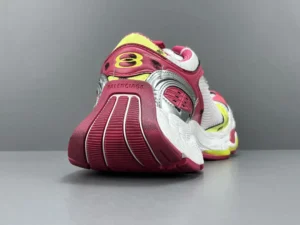 Balenciaga Track 2 sneaker Style 533882 pink yellow white mesh and leather material
