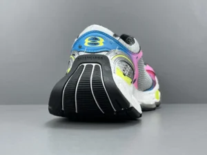 Balenciaga Track 3.0 sneaker multicolor blue pink yellow mesh and rubber material outsole