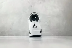 Nike Jordan 6 Retro CT8529-001 white black cement grey leather sneaker back view