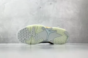 Nike Air Jordan 6 Retro DMP DV3491-007 white yellow black rubber sole sneakers