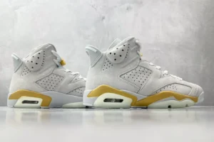 Nike Jordan 6 Retro DMP Style 384664-071 Sail Summit White Bio Beige suede sneakers