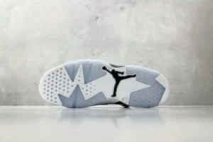 Nike Jordan 6 Retro CT8529-063 black/white-grey rubber sole basketball sneakers