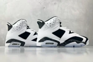 Nike Jordan 6 Retro White Black Style CT8529-001 leather and synthetic basketball sneakers
