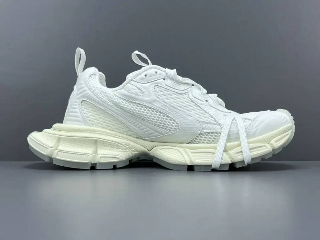 Balenciaga Track 2 Sneaker White colorway mixed mesh and rubber material running shoe
