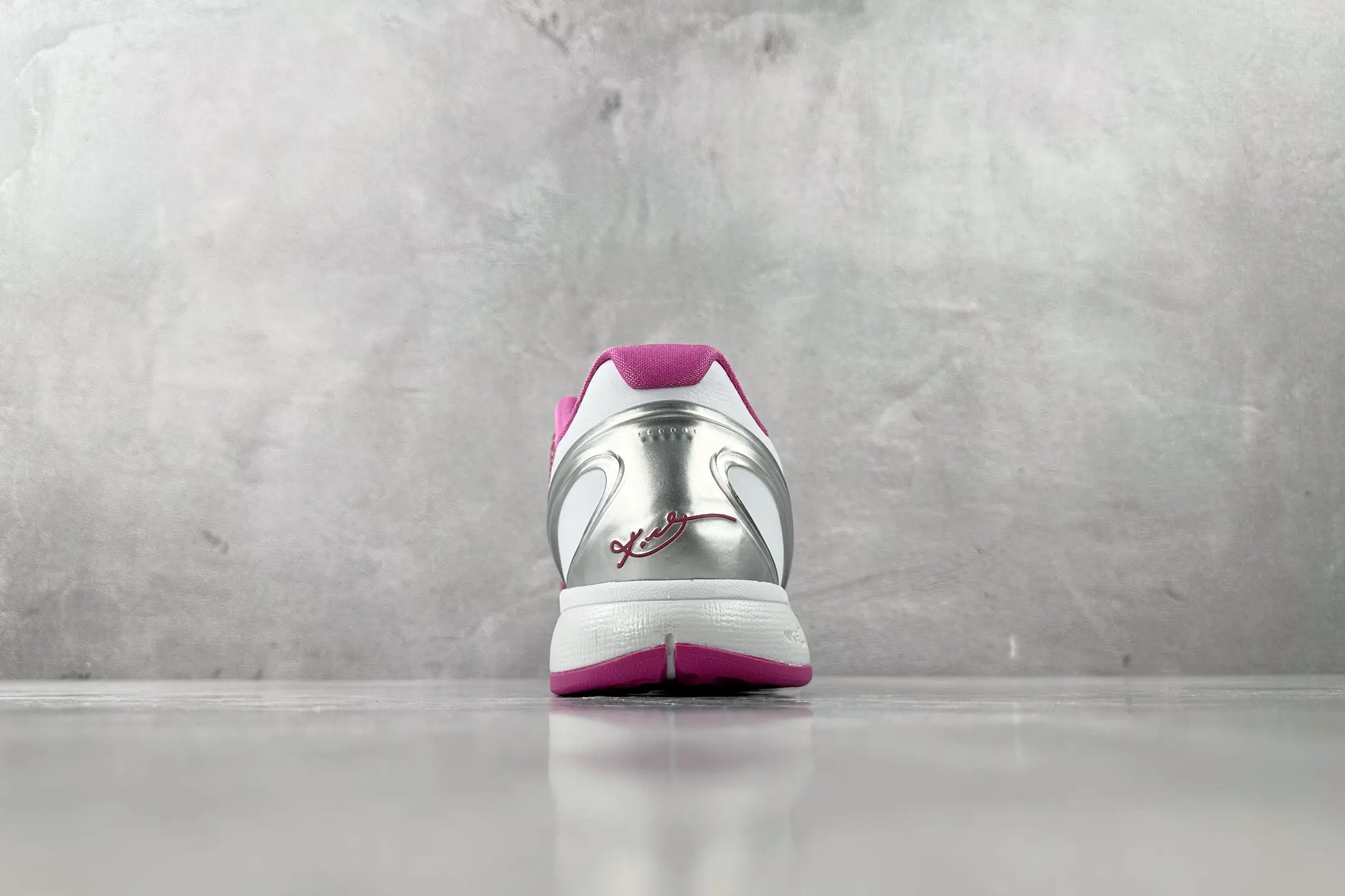 Nike Zoom Pegasus Turbo 2 white silver pink mesh running sneakers with signature detail on heel