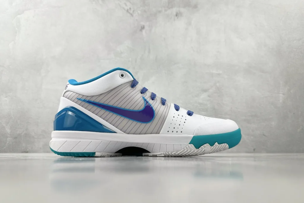 Nike Air Zoom Vapor VI white wild teal royal blue leather sneakers
