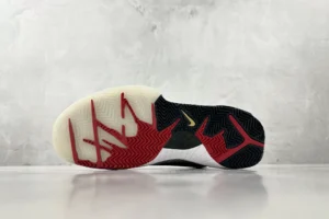 Nike Air Jordan 4 Retro OG Fire Red black red white rubber outsole sneakers