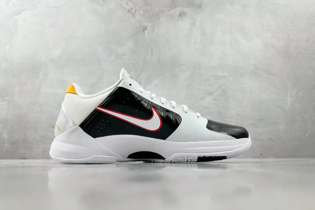 Nike Zoom Kobe 4 Protro white black red synthetic leather basketball sneakers