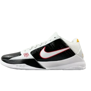 Nike Zoom Kobe 4 Protro black white red synthetic leather basketball sneakers