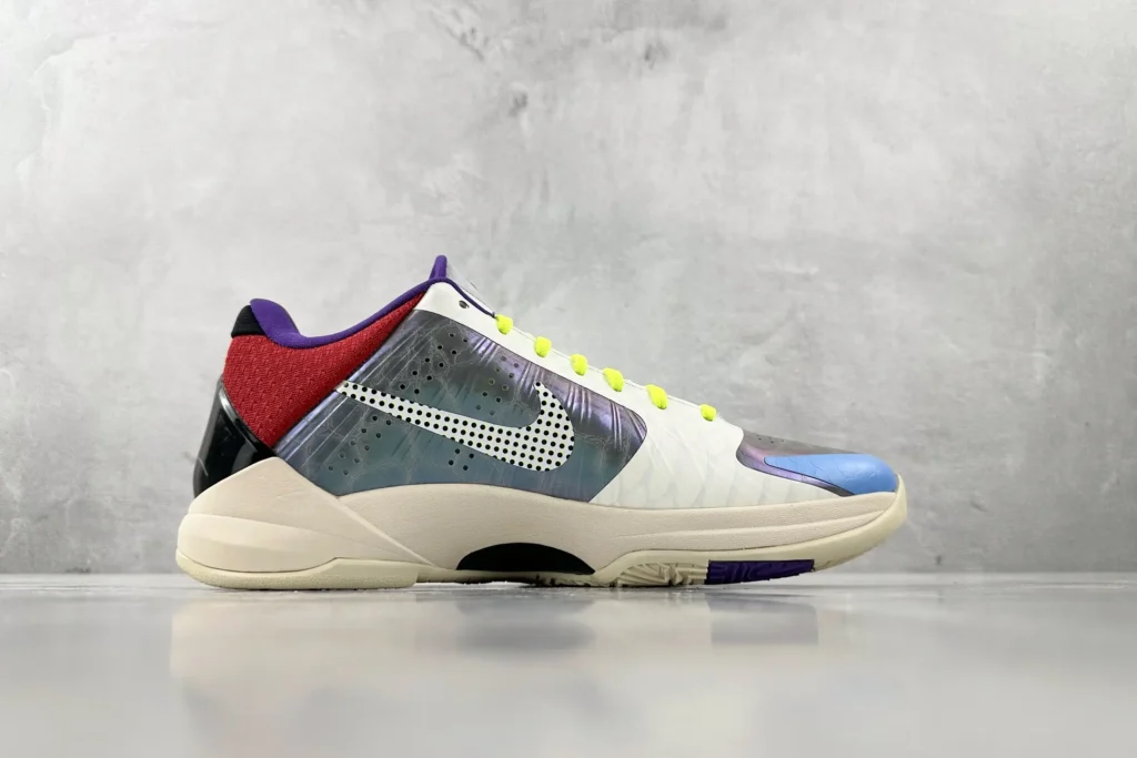 Nike Kobe 6 Protro White black purple red synthetic leather basketball sneakers
