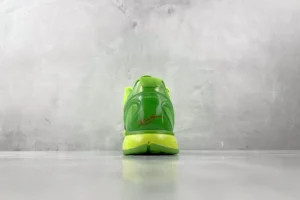 Nike Air Zoom Vapor X Kyrie 5 electric green synthetic mesh sneakers with signature detail on heel