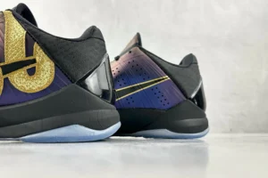 Nike Kobe 6 Protro purple black gold gradient leather sneakers with translucent sole