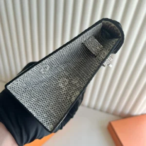 Hermès Constance 18 bag mini black Epsom leather silver hardware interior mesh lining