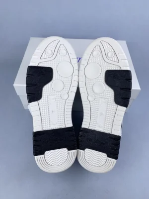 Off-White Out Of Office low top black white rubber sole sneakers