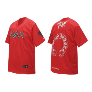 Chrome Hearts Team mesh jersey red cotton with graphic logo print front and back