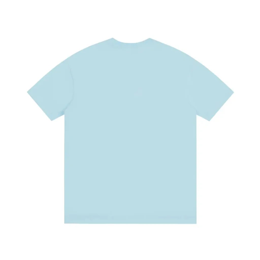 Repsgoat T-shirt light blue cotton short sleeve casual fit