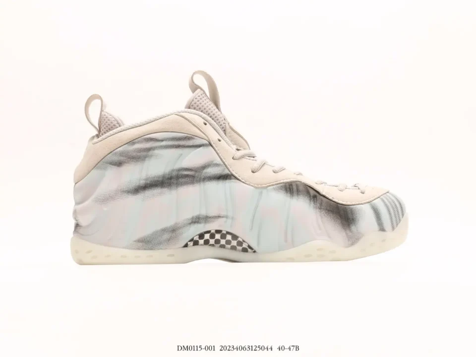 Nike Air Foamposite One "X" Sail grey black synthetic sneakers