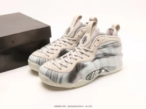 Nike Air Foamposite One DM0115-001 white grey marble synthetic sneakers