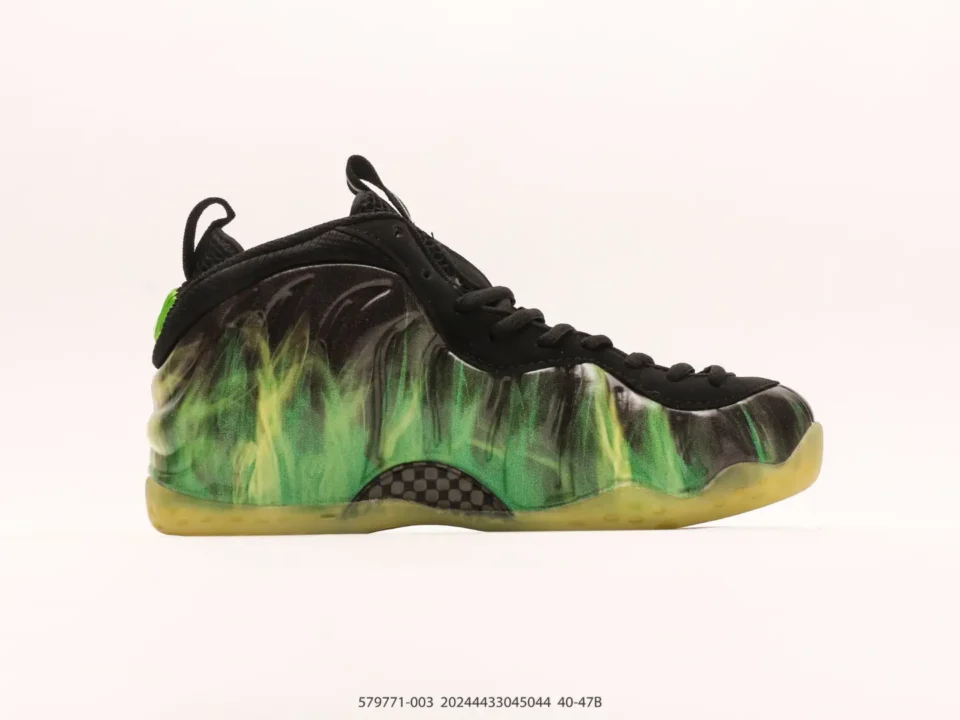 Nike Air Foamposite One Neon Green black yellow synthetic sneakers