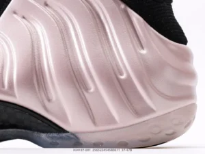 Nike Air Foamposite One HJ4187-001 metallic pink foam upper black mesh sneakers