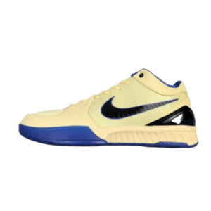 Nike Zoom Kobe IV Protro yellow black blue synthetic sneakers