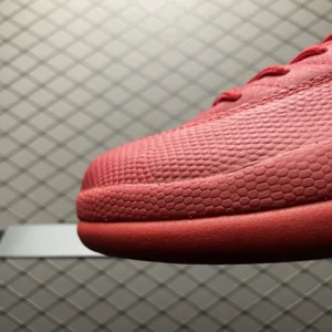 Air Jordan 2 Retro Low Red October red synthetic leather sneakers with textured pattern