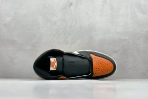 Nike Air Jordan 1 Low OG Shattered Backboard orange black white leather sneakers