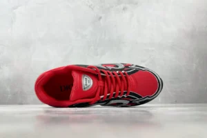 Dior B30 sneaker Style KCK950 red black white mesh leather upper with rubber sole
