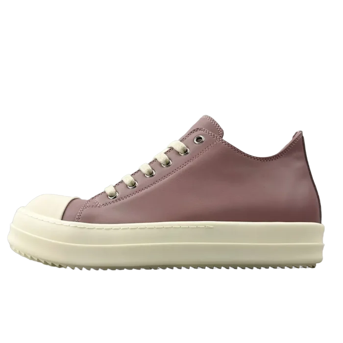 Converse Jack Purcell oval ox mauve canvas sneakers with cream rubber sole and toe cap