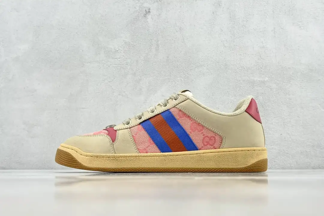 GUCCI Screener Series GG Enamel Used Small Dirty ShoesYou