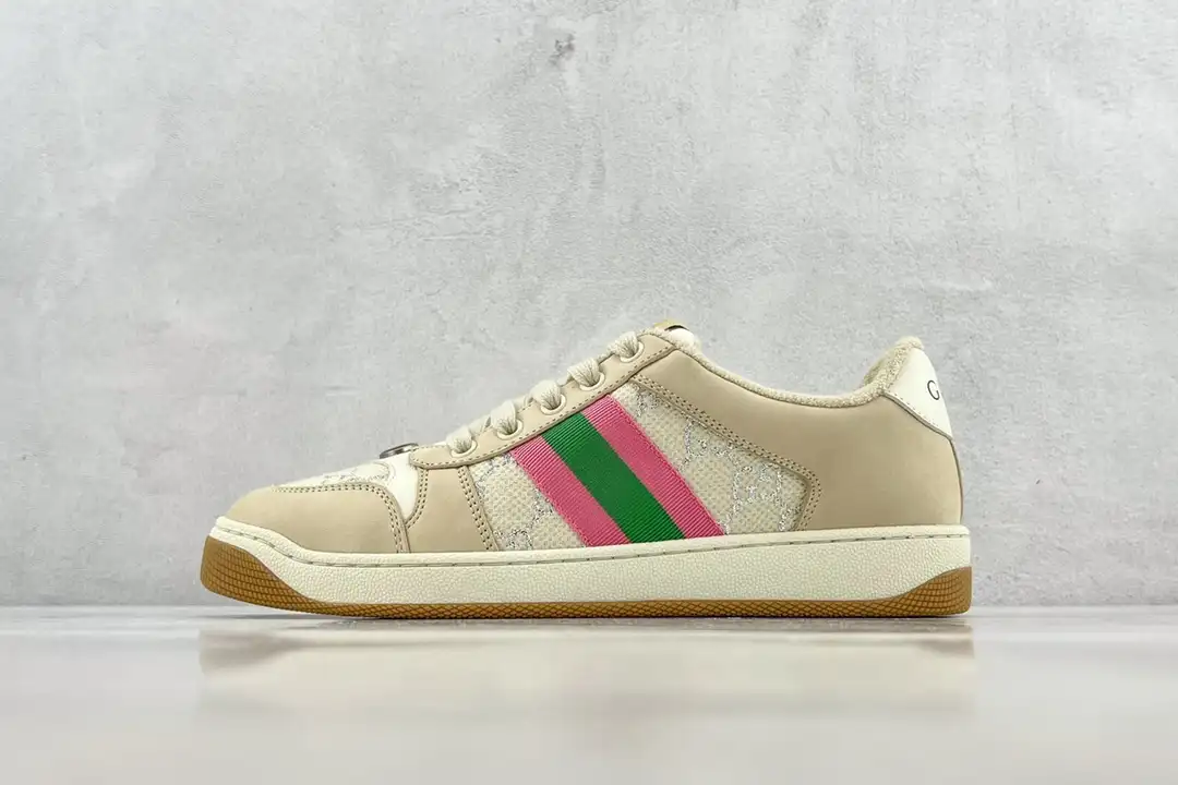 GUCCI Screener Series GG Enamel Used Small Dirty ShoesYou