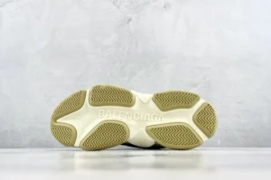 Balenciaga Triple S sneaker beige cream rubber sole multi-material luxury footwear