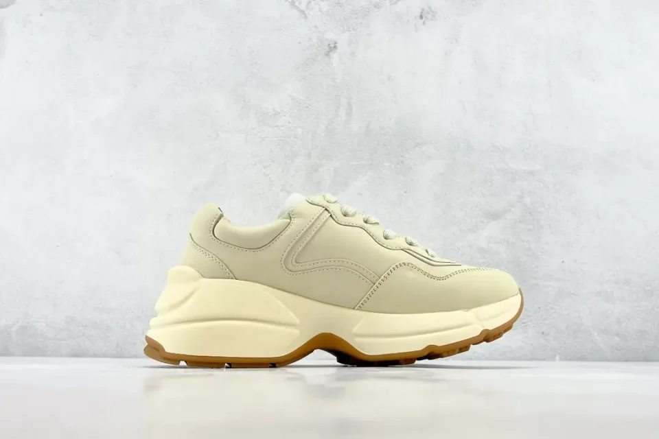 Balenciaga Track 2 sneaker off-white cream leather chunky sole sneakers