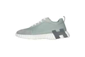 Hogan sneakers Hyperactive light blue grey mesh and leather material