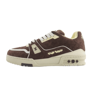 Louis Vuitton LV Trainer Sneaker brown monogram suede leather low-top sneakers