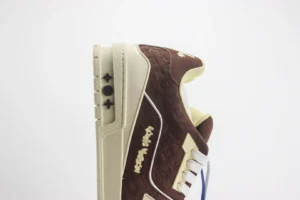 Louis Vuitton LV Trainer Sneaker Brown colorway embossed monogram suede and leather material