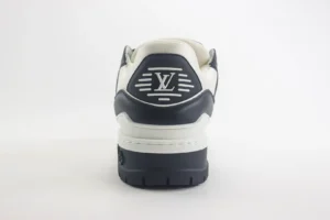 Louis Vuitton Trainer Sneaker 1A8ZN2 white navy blue leather rubber sole