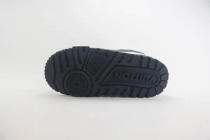 Louis Vuitton Run Away sneaker sole black rubber outsole with embossed brand logo and tread pattern