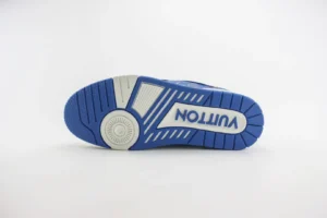 Louis Vuitton LV Trainer Sneaker blue white rubber sole luxury footwear