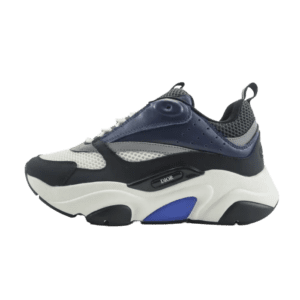 Dior D-Connect sneakers white navy blue gray mesh leather with rubber sole