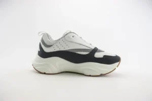Balenciaga Runner sneaker black white gray colorway leather mesh fabric material