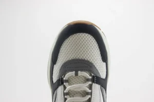 Nike React Vision CT2358-100 white black grey mesh and leather sneakers