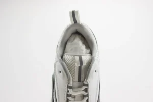 Nike Jordan 1 Retro High OG DZ5485-100 white black leather and mesh sneakers with pull tab