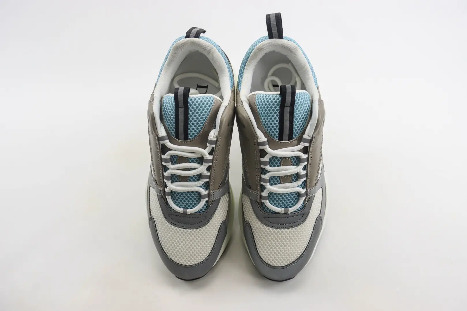Dior B22 sneakers CD1M1117B025 white blue grey mesh leather athletic shoes