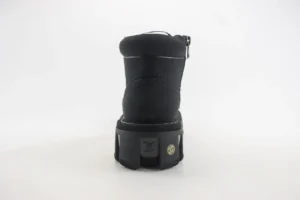 Louis Vuitton platform boot black leather size 37 rugged sole designer footwear