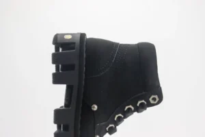 Timberland Boots black color nubuck material rugged lug sole hiking boots