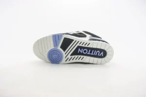 Louis Vuitton Trainer sneaker sole white black blue rubber outsole with VUITTON branding