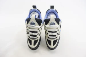 Louis Vuitton LV Trainer Sneaker white black blue mesh leather shoes