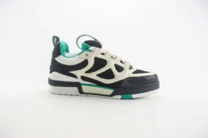 Jordan Jordan Mars 270 white black green mesh and leather sneakers